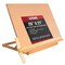 X-Large 26" x 21" Wooden Drawing Board, Adjustable Table Top Easel for Painting and Drawing - Drafting Board with T-Square, Pencil Ledge